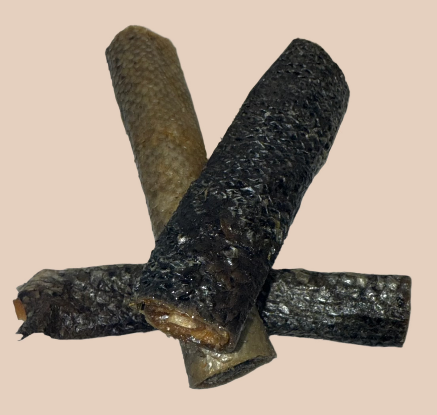 Salmon Skin with Meat