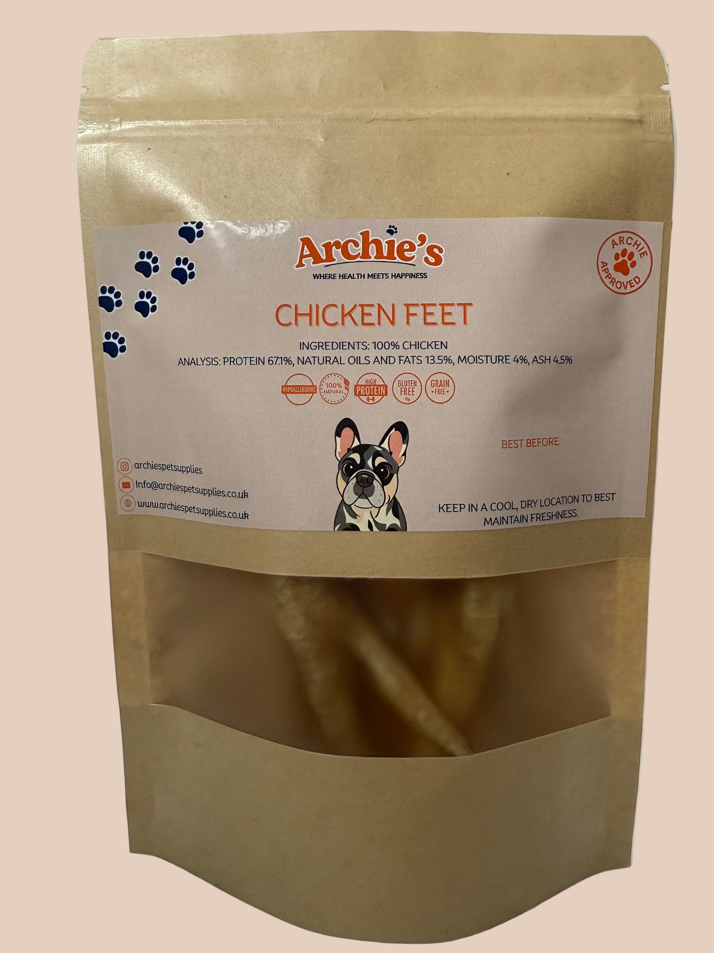 Natural Chicken Feet