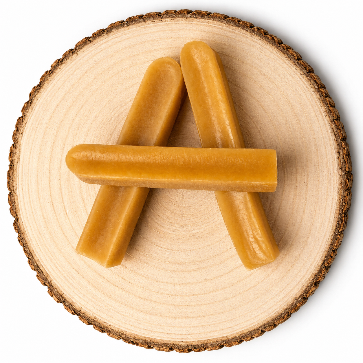 Original Yak Chew on a wooden log